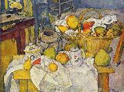 Paul Cezanne Stilleben mit Fruchtekorb oil